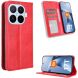 Чехол-книжка Deexe Retro Style для Xiaomi 17T - Red (408831R). Фото 2 из 18