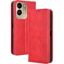 Чехол-книжка Deexe Retro Style для Xiaomi Poco C95 Pro - Red: фото 1 из 19