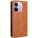 Чехол-книжка Deexe Retro Style для Xiaomi Redmi Note 17 Pro - Brown (429503Z). Фото 6 из 19