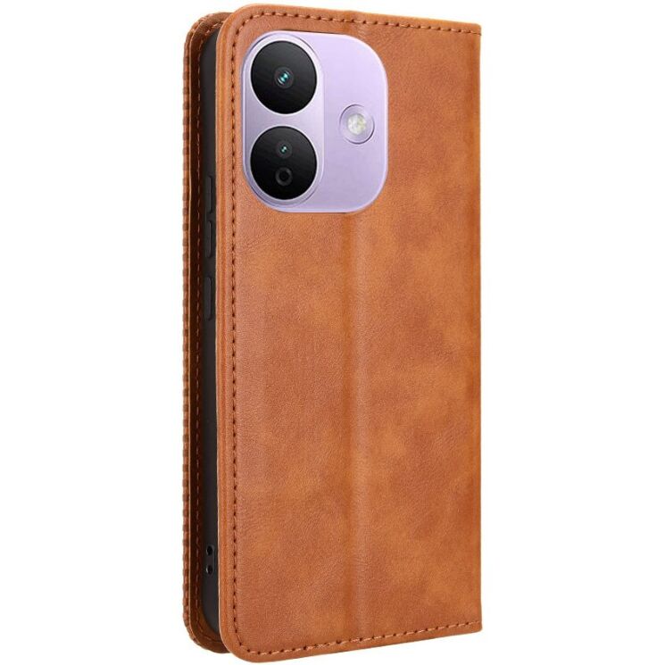 Чехол-книжка Deexe Retro Style для Xiaomi Redmi Note 17 Pro - Brown (429503Z) Чехол-книжка Deexe Retro Style для Xiaomi Redmi Note 17 Pro - Brown: фото 6 из 19