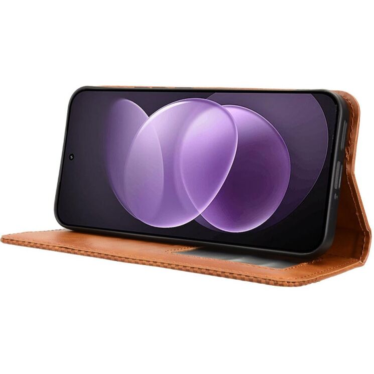 Чехол-книжка Deexe Retro Style для Xiaomi Redmi Note 17 Pro - Brown (429503Z) Чехол-книжка Deexe Retro Style для Xiaomi Redmi Note 17 Pro - Brown: фото 5 из 19