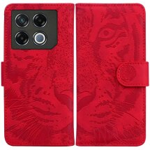 Чехол-книжка Deexe Tiger для Infinix GT 20 Pro - Red: фото 1 из 7