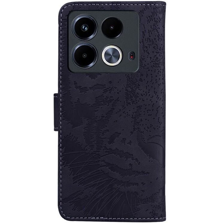 Чехол-книжка Deexe Tiger для Infinix Note 40 - Black: фото 6 из 7
