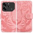 Чохол-книжка Deexe Tiger для TECNO Pova 6 - Pink (354105P)