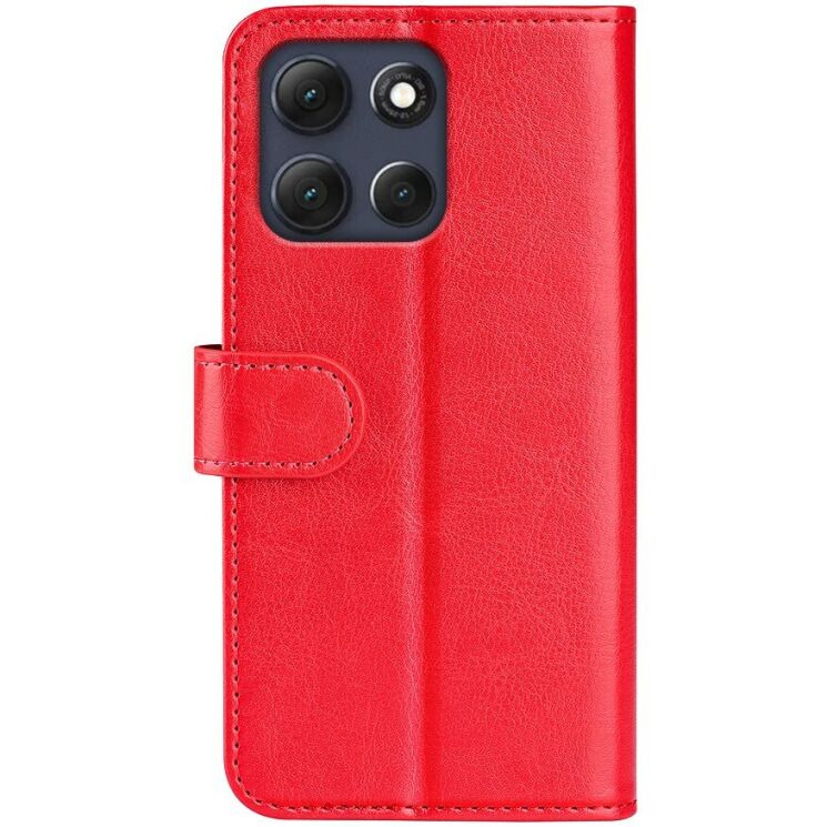 Чохол-книжка Deexe Wallet Style для Motorola Moto G86 - Red: фото 3 з 8