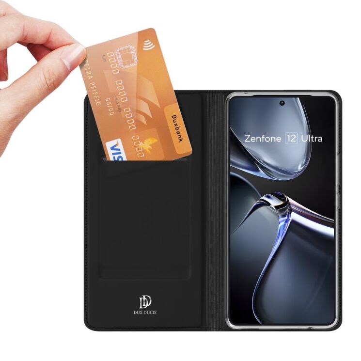 Чехол-книжка DUX DUCIS Skin Pro для ASUS Zenfone 12 Ultra - Blue: фото 6 из 11