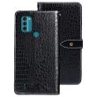 Чохол-книжка IDEWEI Crocodile Wallet для Nokia C31 - Black (308615B)