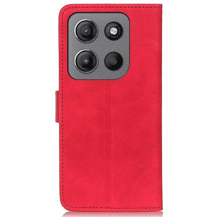 Чохол-книжка KHAZNEH Retro Wallet для Motorola Moto G15 / Moto G05 - Red: фото 5 з 7