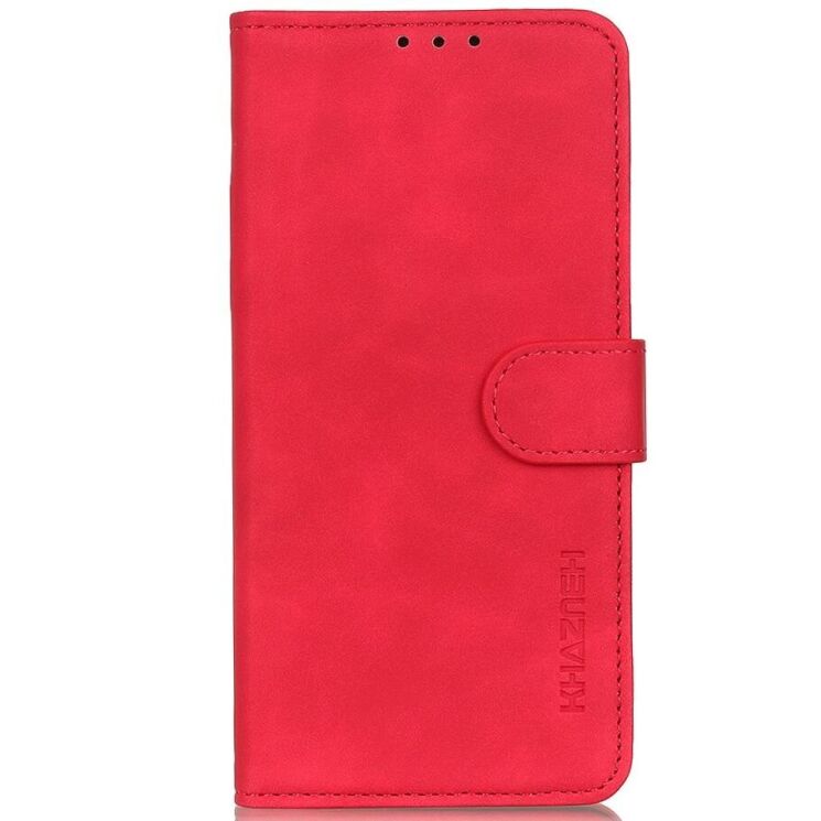 Чохол-книжка KHAZNEH Retro Wallet для Motorola Moto G15 / Moto G05 - Red: фото 4 з 7