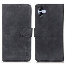 Чехол-книжка KHAZNEH Retro Wallet для Samsung Galaxy A07 (A075) - Black: фото 1 из 8