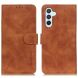 Чехол-книжка KHAZNEH Retro Wallet для Samsung Galaxy S24 Plus - Brown (343400Z). Фото 1 из 9