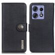 Чохол-книжка KHAZNEH Wallet Cover для Motorola Edge 50 Pro - Black (353610B)