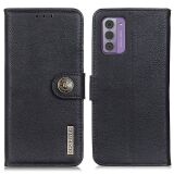 Чехол-книжка KHAZNEH Wallet Cover для Nokia G42 - Black: фото 1 из 9