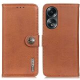 Чохол-книжка KHAZNEH Wallet Cover для OPPO A58 - Brown (2337905Z)