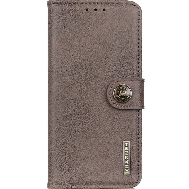 Чехол-книжка KHAZNEH Wallet Cover для Xiaomi Poco F6 Pro - Khaki: фото 5 из 9