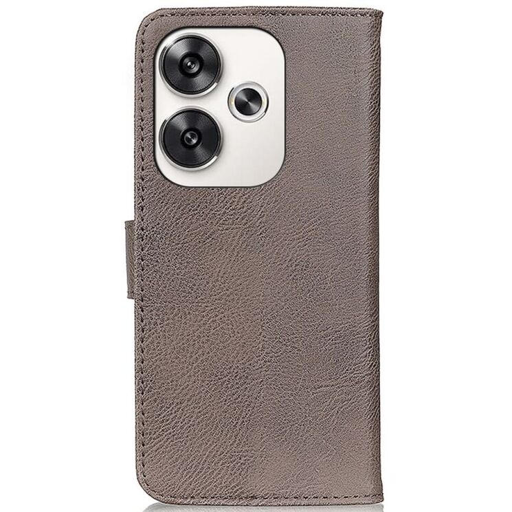 Чехол-книжка KHAZNEH Wallet Cover для Xiaomi Poco F6 - Khaki: фото 8 из 9