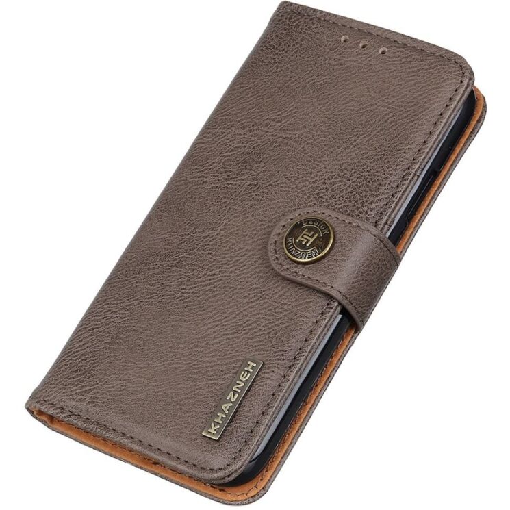 Чехол-книжка KHAZNEH Wallet Cover для Xiaomi Poco F6 - Khaki: фото 6 из 9