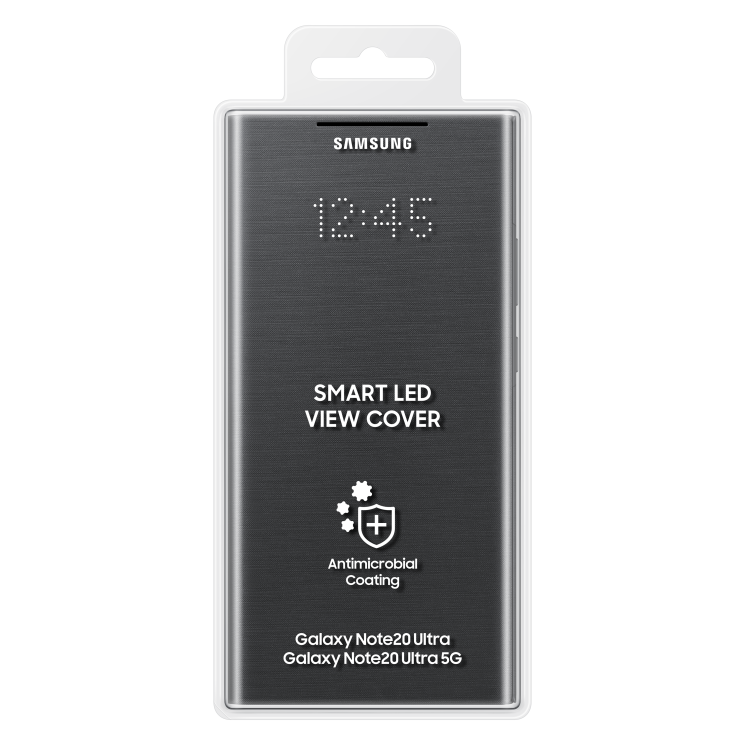 Чехол-книжка LED View Cover для Samsung Galaxy Note 20 Ultra (N985) EF-NN985PBEGRU - Black: фото 5 из 6