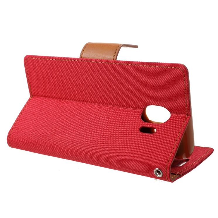 Чехол-книжка MERCURY Canvas Diary для Samsung Galaxy J4 2018 (J400) - Red: фото 4 из 6