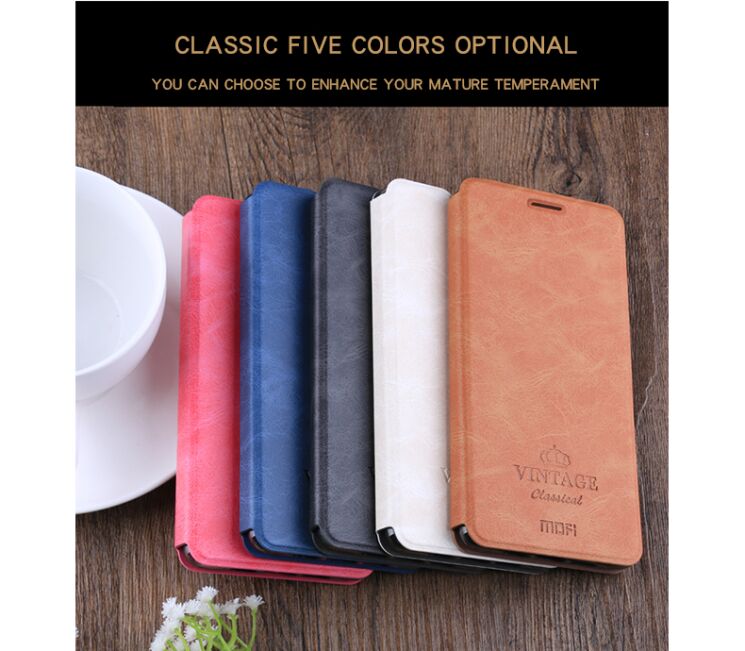 Чехол-книжка MOFI Vintage Series для Xiaomi Redmi 6 Pro / Mi A2 Lite - Blue (149936L) Чехол-книжка MOFI Vintage Series для Xiaomi Redmi 6 Pro / Mi A2 Lite - Blue: фото 4 из 9