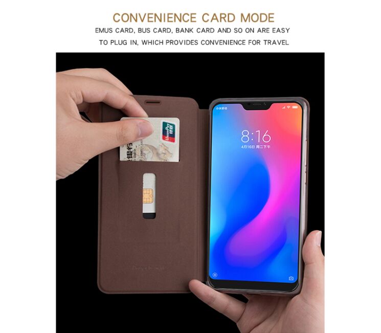 Чехол-книжка MOFI Vintage Series для Xiaomi Redmi 6 Pro / Mi A2 Lite - Blue (149936L) Чехол-книжка MOFI Vintage Series для Xiaomi Redmi 6 Pro / Mi A2 Lite - Blue: фото 6 из 9