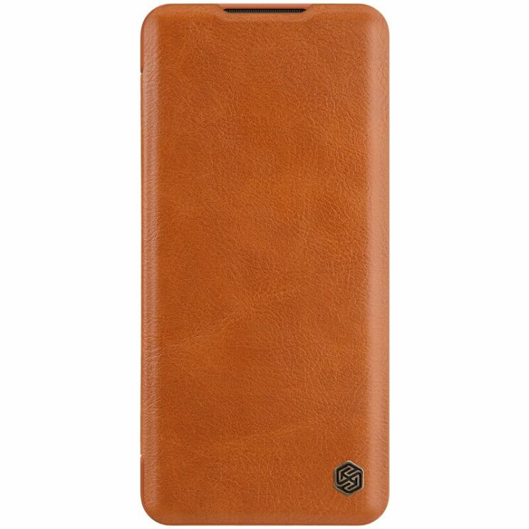 Чохол-книжка NILLKIN Qin Series для Xiaomi Mi Note 10 Pro - Brown: фото 1 з 16
