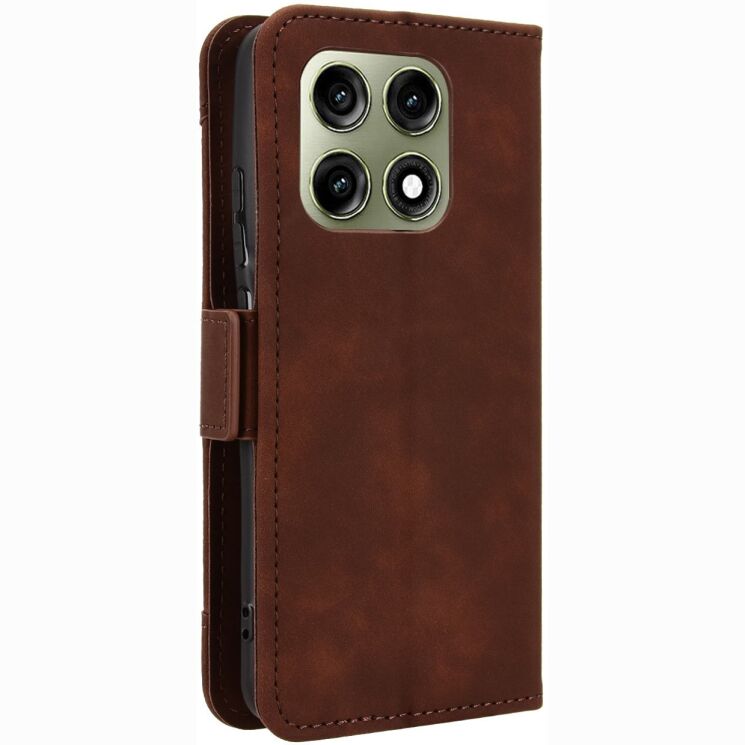 Чохол-книжка з кишеньками Deexe Wallet Stand для Motorola Edge 70 Pro - Brown (412003Z) Чохол-книжка з кишеньками Deexe Wallet Stand для Motorola Edge 70 Pro - Brown: фото 7 з 15