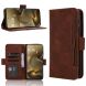 Чохол-книжка з кишеньками Deexe Wallet Stand для Motorola Edge 70 Pro - Brown (412003Z). Фото 8 з 15