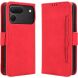 Чохол-книжка з кишеньками Deexe Wallet Stand для TECNO Spark 50 Pro - Red (269802R). Фото 1 з 8