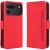 Чохол-книжка з кишеньками Deexe Wallet Stand для TECNO Spark 50 Pro - Red: фото 1 з 8