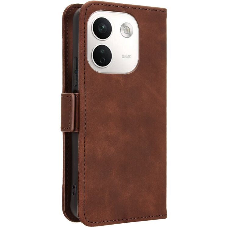 Чохол-книжка з кишеньками Deexe Wallet Stand для Xiaomi Redmi Note 17 Pro Plus - Brown (430602Z) Чохол-книжка з кишеньками Deexe Wallet Stand для Xiaomi Redmi Note 17 Pro Plus - Brown: фото 7 з 8