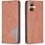 Чехол-книжка с карманами UniCase Geometric Pattern для Infinix Smart 20 - Brown: фото 1 из 10
