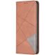 Чохол-книжка з кишеньками UniCase Geometric Pattern для Infinix Smart 20 - Brown (411207Z). Фото 2 з 10