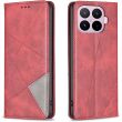 Чехол-книжка с карманами UniCase Geometric Pattern для Xiaomi 17T - Red (408823R)