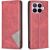 Чехол-книжка с карманами UniCase Geometric Pattern для Xiaomi 17T - Red: фото 1 из 11