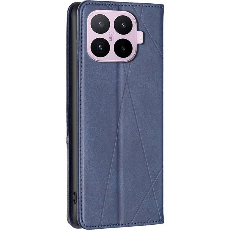 Чехол-книжка с карманами UniCase Geometric Pattern для Xiaomi 17T Pro - Blue (422363L) Чехол-книжка с карманами UniCase Geometric Pattern для Xiaomi 17T Pro - Blue: фото 3 из 11