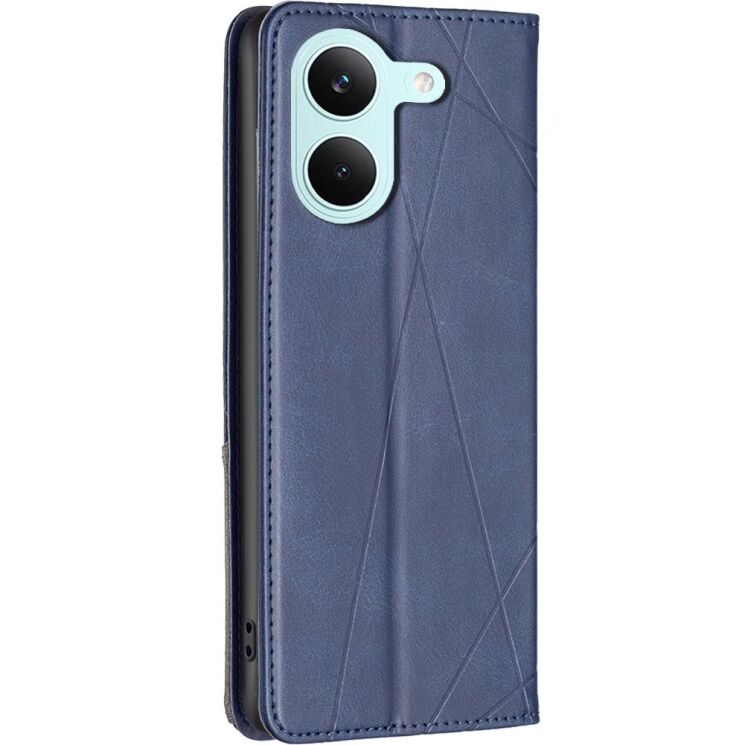 Чехол-книжка с карманами UniCase Geometric Pattern для Xiaomi Poco X8 Pro - Blue: фото 3 из 11