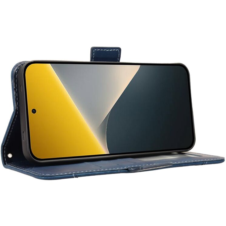 Чохол-книжка з кишеньками Deexe Wallet Stand для Xiaomi Poco X8 - Blue: фото 6 з 15