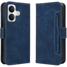 Чохол-книжка з кишеньками Deexe Wallet Stand для Xiaomi Poco X8 - Blue: фото 1 з 15