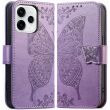 Чехол-книжка с рисунком UniCase Butterfly Pattern для OPPO Reno 15 - Light Purple (405746LV)