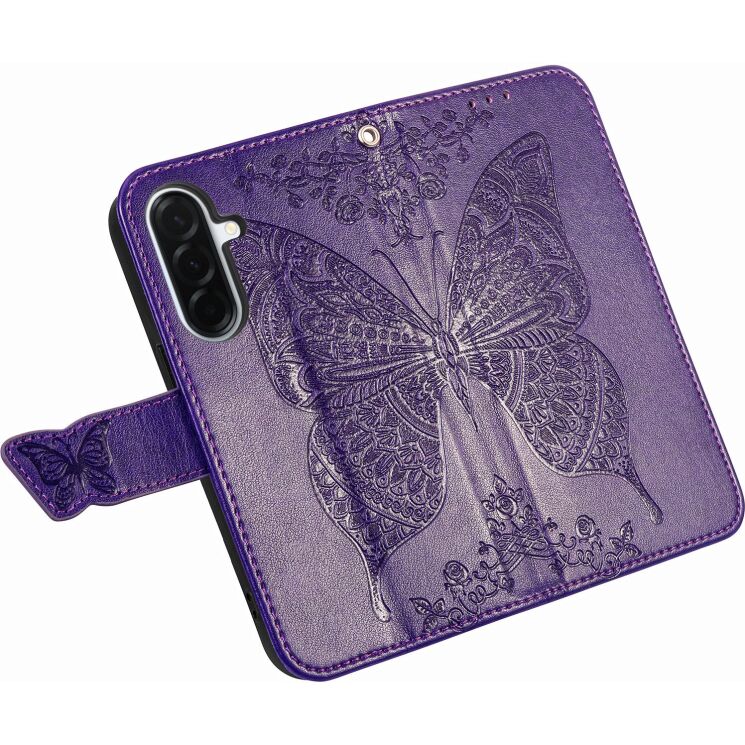 Чехол-книжка с рисунком UniCase Butterfly Pattern для Samsung Galaxy A27 (A276) - Dark Purple (408671DV) Чехол-книжка с рисунком UniCase Butterfly Pattern для Samsung Galaxy A27 (A276) - Dark Purple: фото 3 из 8