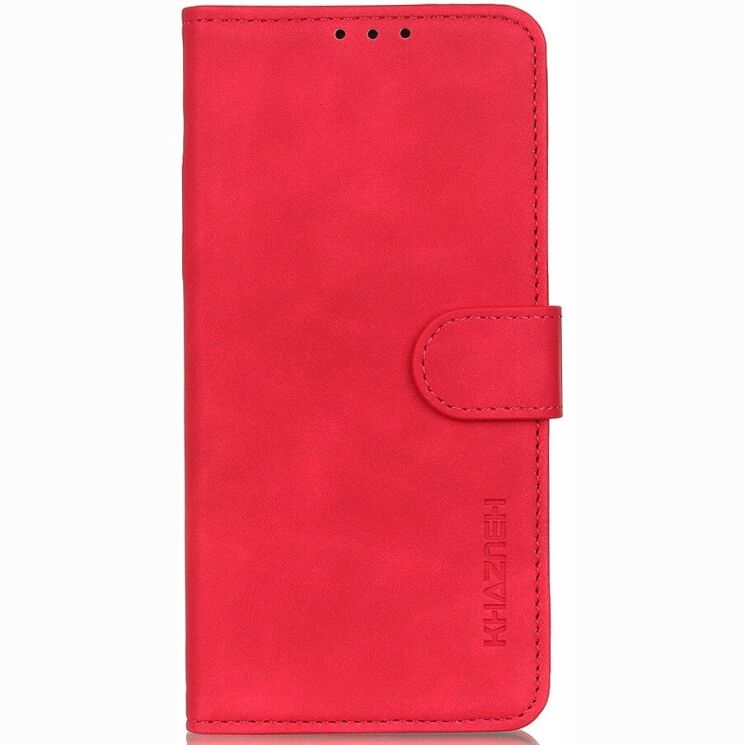 Чехол-книжка с застежкой KHAZNEH Retro Wallet для Honor 600 Lite - Red: фото 5 из 8