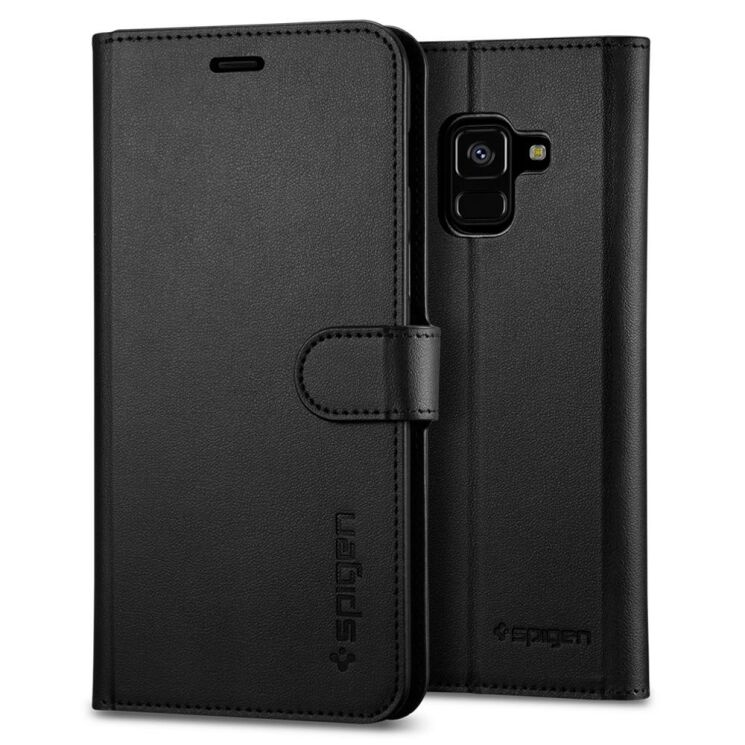 Чехол-книжка Spigen SGP Wallet S для Samsung Galaxy A8 (A530) - Black: фото 1 из 8