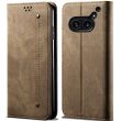 Чехол-книжка UniCase Jeans Wallet для Nothing Phone (2a) / Phone (2a) Plus - Khaki (352505K)