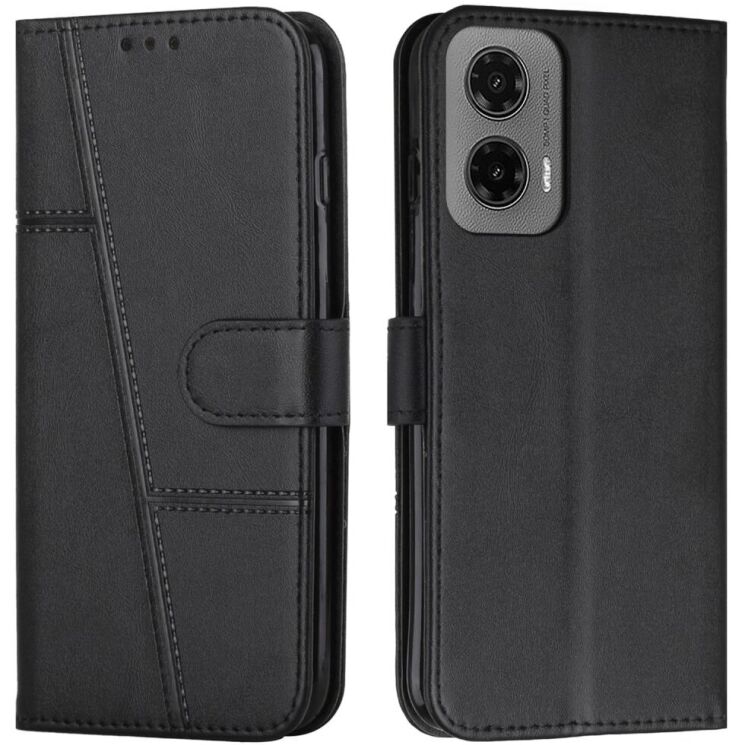 Чохол-книжка UniCase Jet Cover для Motorola Moto G35 - Black: фото 1 з 10
