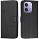 Чехол-книжка UniCase Jet Cover для OPPO A3x / A3 / A40m - Black (365324B). Фото 1 из 10