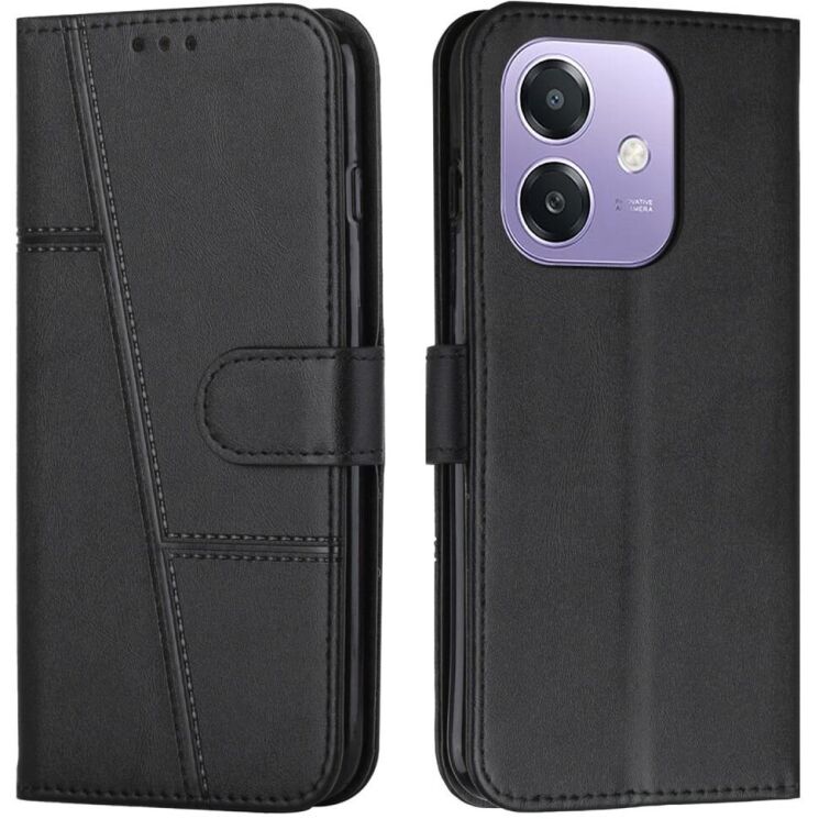 Чехол-книжка UniCase Jet Cover для OPPO A3x / A3 / A40m - Black: фото 1 из 10