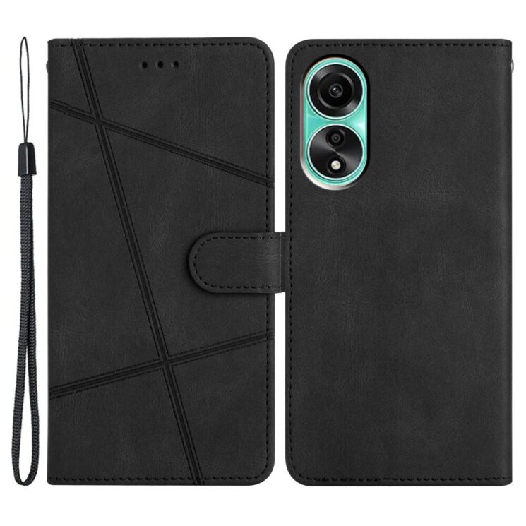Чехол-книжка UniCase Pluto Cover для OPPO A18 / A38 - Black: фото 1 из 7