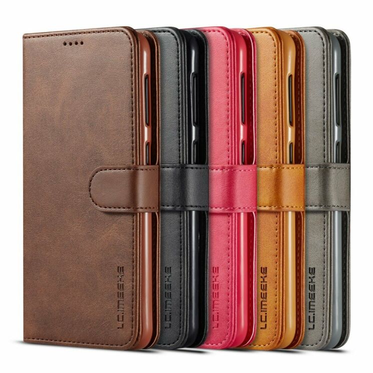 Чохол LC.IMEEKE Wallet Case для Samsung Galaxy M10 (M105) - Brown: фото 11 з 11