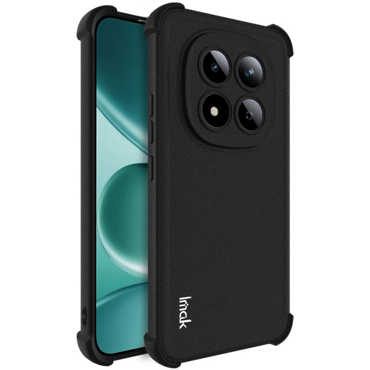 Чохол з посиленими кутами IMAK Airbag MAX Case для Xiaomi Redmi Note 15 Pro 5G - Matte Black: фото 1 з 7